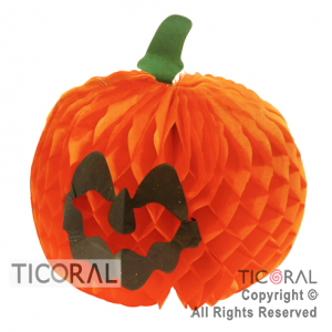 ADORNO CALABAZA PAPEL x 1